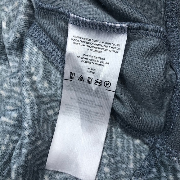 COLUMBIA Quarter Zip Grey Fleece Pullover sweater small - Picture 6 of 9